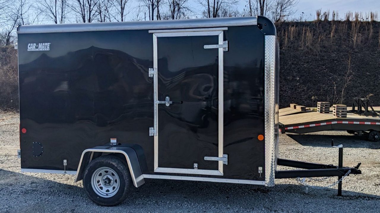 New NEW 2027 Car Mate 6x12 Custom Cargo Trailer w/ Ramp Door