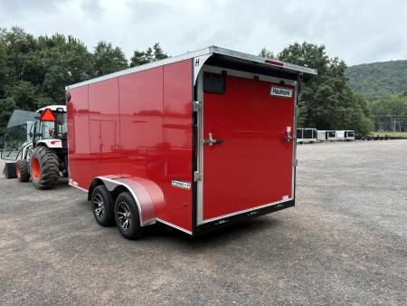 New 2027 Haulmark Passport Deluxe 7x14 6'6" Interior Height Cargo / Enclosed Trailer with Rear Ramp and Spoiler