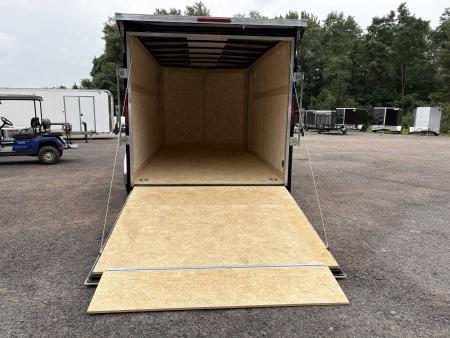 New 2027 Haulmark Passport Deluxe 7x14 6'6" Interior Height Cargo / Enclosed Trailer with Rear Ramp and Spoiler