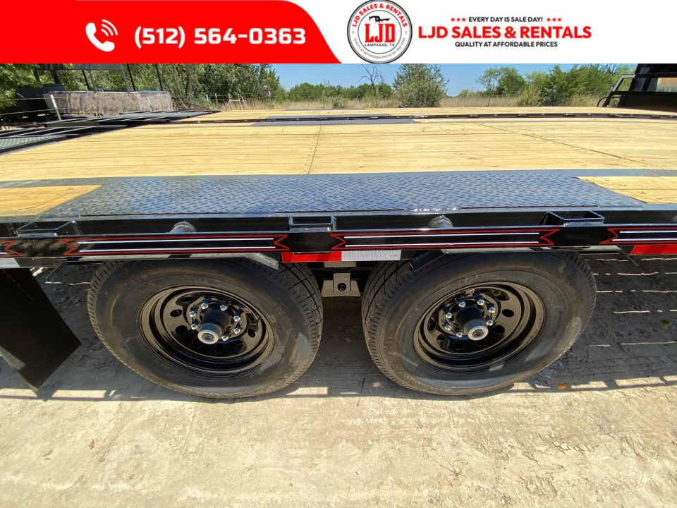 New 2027 Coffee Creek MFG 102" x 30' Gooseneck Flatbed Deckover Trailer