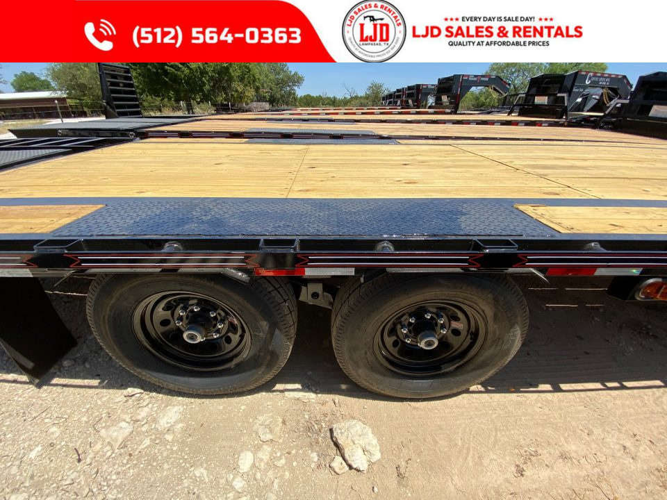 New 2027 Coffee Creek MFG 102" x 30' Gooseneck Flatbed Deckover Trailer