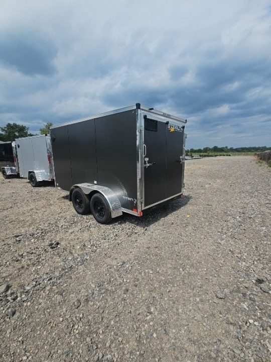 New 6x12 Tandem Axle Cargo / Enclosed Trailer W/ Ramp Door