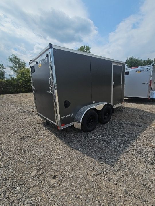 New 6x12 Tandem Axle Cargo / Enclosed Trailer W/ Ramp Door