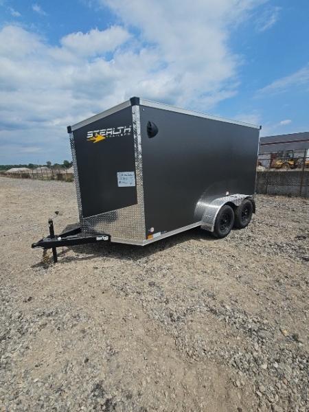 New 6x12 Tandem Axle Cargo / Enclosed Trailer W/ Ramp Door