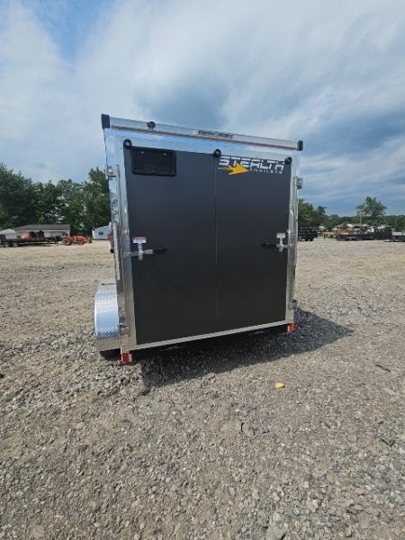 New 6x12 Tandem Axle Cargo / Enclosed Trailer W/ Ramp Door