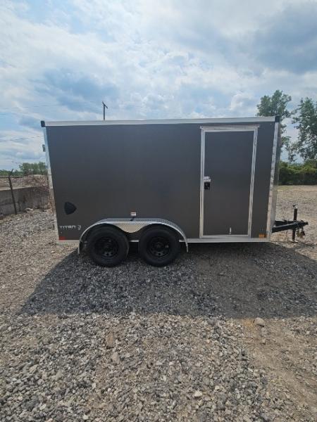 New 6x12 Tandem Axle Cargo / Enclosed Trailer W/ Ramp Door