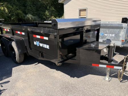 New 2027 BWISE DT 6' X 12' Low Profile 12K GVW Tandem Axle Dump Trailer