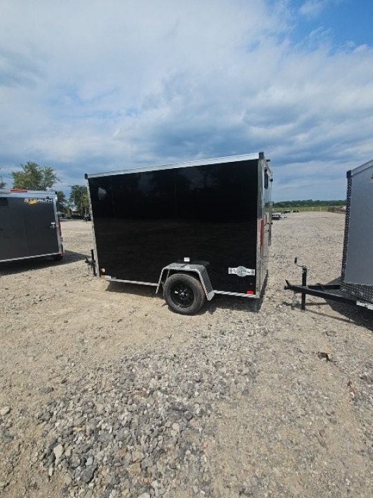 New 6x10 Single Axle Cargo / Enclosed Trailer W/ Ramp Door