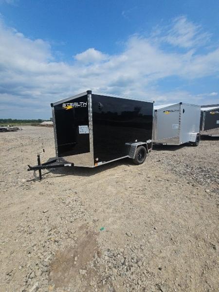 New 6x10 Single Axle Cargo / Enclosed Trailer W/ Ramp Door