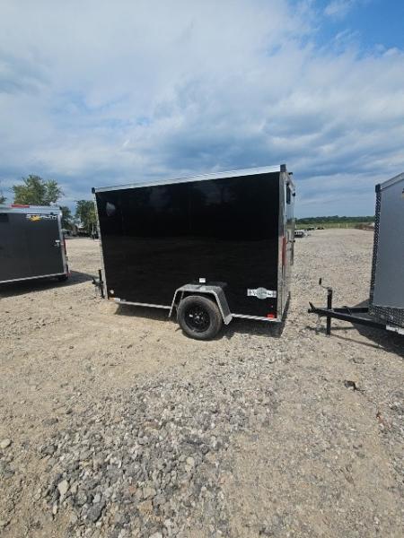 New 6x10 Single Axle Cargo / Enclosed Trailer W/ Ramp Door