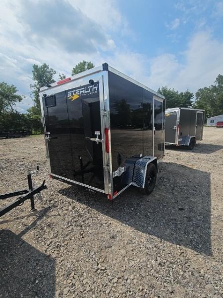 New 6x10 Single Axle Cargo / Enclosed Trailer W/ Ramp Door