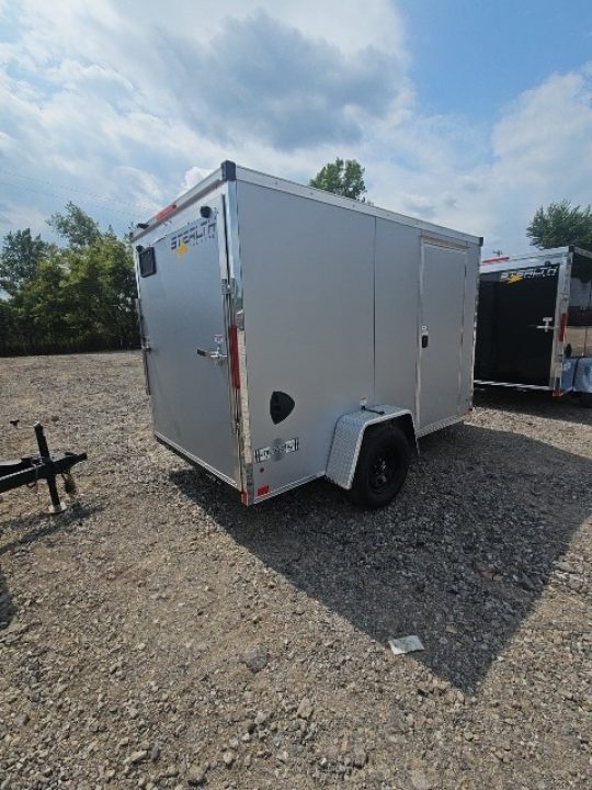 New 6x10 Single Axle Cargo / Enclosed Trailer W/ Ramp Door