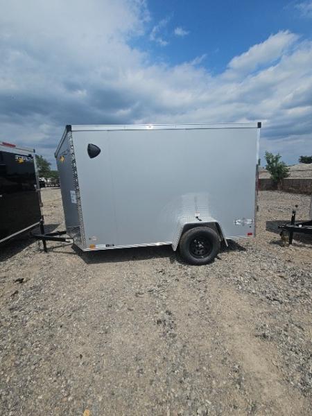 New 6x10 Single Axle Cargo / Enclosed Trailer W/ Ramp Door