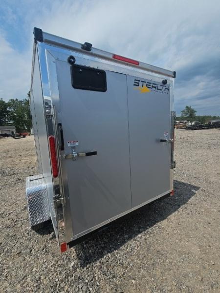 New 6x10 Single Axle Cargo / Enclosed Trailer W/ Ramp Door