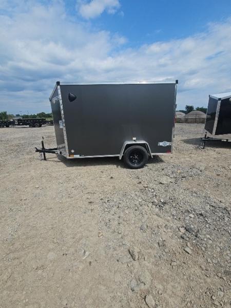New 6x10 Single Axle Cargo / Enclosed Trailer W/ Ramp Door