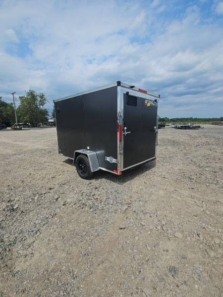 New 6x10 Single Axle Cargo / Enclosed Trailer W/ Ramp Door
