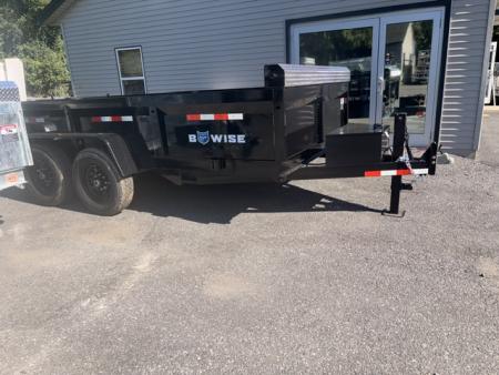 New 2027 BWISE 7' X 14' 14K GVW Tandem Axle Dump Trailer