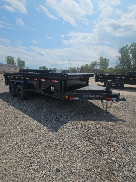 New Load Trail 7x16 Dump Trailer (Contractors) W/ 7GAGE FLOOR AND HYD. JACK
