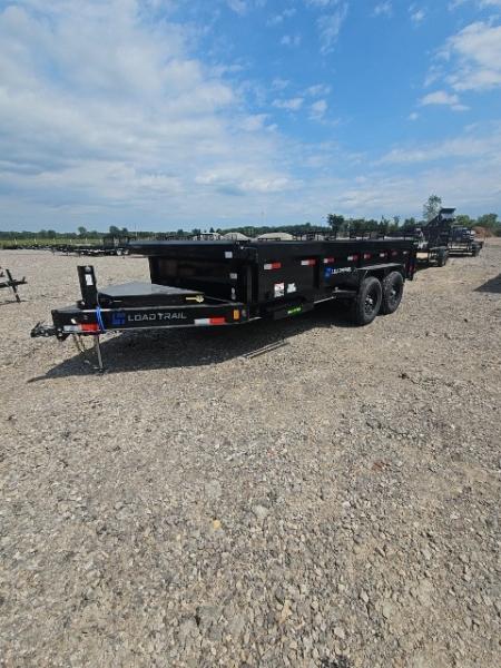 New Load Trail 7x16 Dump Trailer (Contractors) W/ 7GAGE FLOOR AND HYD. JACK