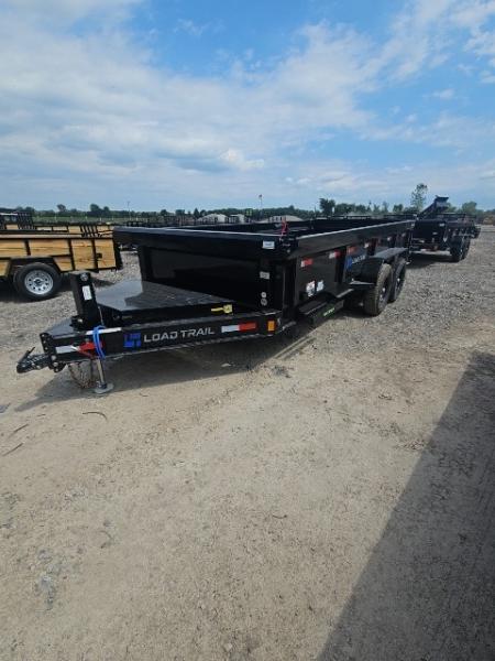 New Load Trail 7x16 Dump Trailer (Contractors) W/ 7GAGE FLOOR AND HYD. JACK