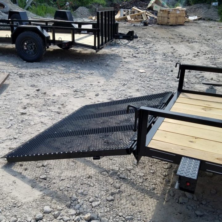 New 2026 MEB 5x10 Angle Iron Utility Trailer