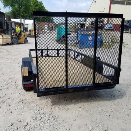New 2026 MEB 5x10 Angle Iron Utility Trailer