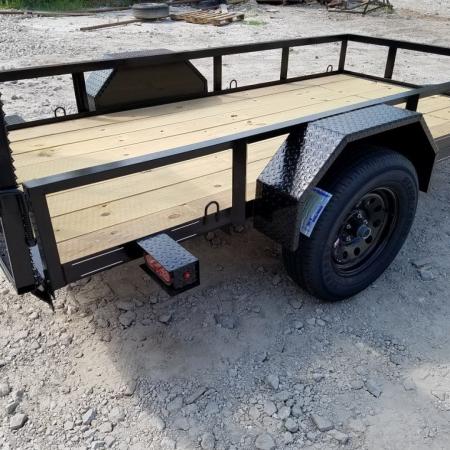 New 2026 MEB 5x10 Angle Iron Utility Trailer