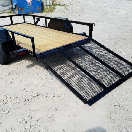 New 2026 MEB 5x10 Angle Iron Utility Trailer