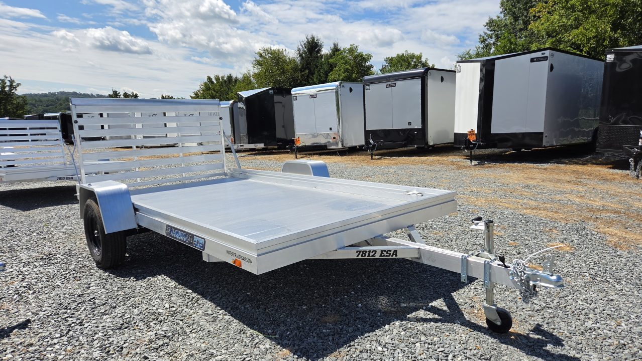 New 2027 Aluma 78X12'ESA Utility Trailer