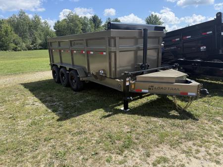New 2027 Load Trail 83X16 21K 4' SIDES TELESCOPIC CYLINDER Dump Trailer