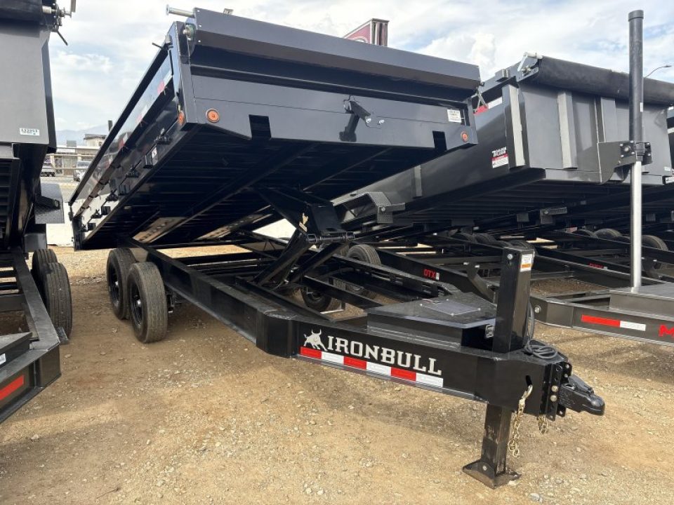 New 2026 Iron Bull DDP FOLD DOWN SIDES Dump Trailer