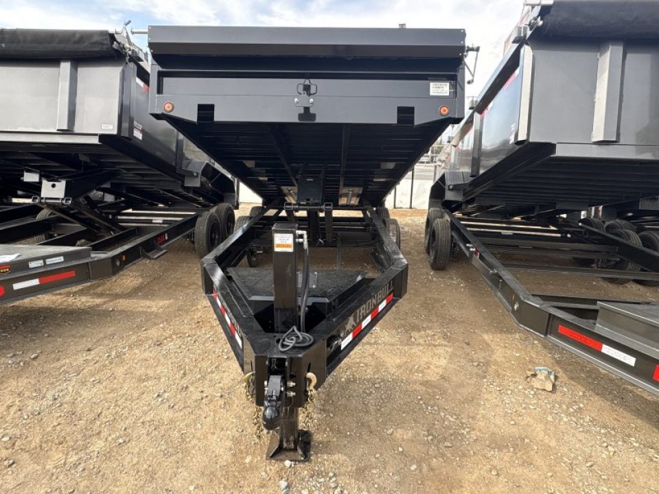 New 2026 Iron Bull DDP FOLD DOWN SIDES Dump Trailer