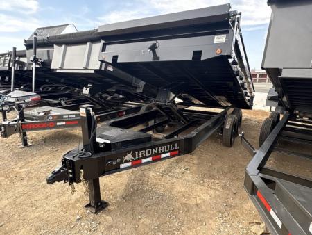 New 2026 Iron Bull DDP FOLD DOWN SIDES Dump Trailer