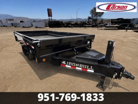 New 2026 Iron Bull DDP FOLD DOWN SIDES Dump Trailer