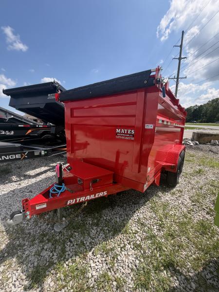 New 2027 PJ Trailer D3122 Dump Trailer 72X12 TA HIGH SIDES (GVW:9900) RED