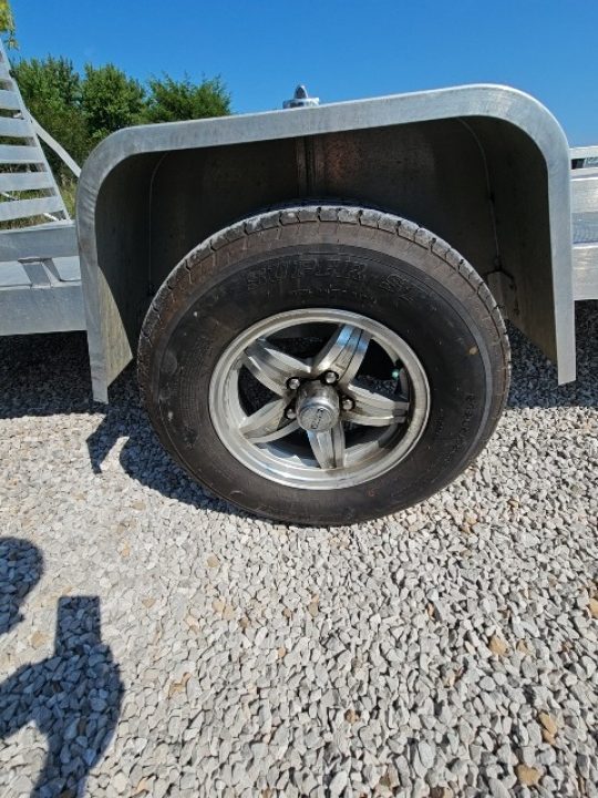 Used 2020 ALUMA 7814S-TG Utility Trailer