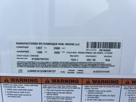 New 2027 Look Trailers 6X10 3K ST-DLX BARN DOOR Cargo / Enclosed Trailer