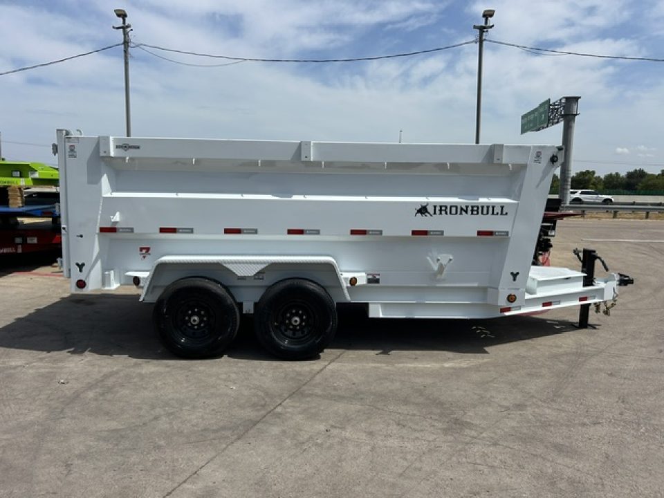New 2027 Iron Bull DTB 7'x14'x4' Dump Trailer