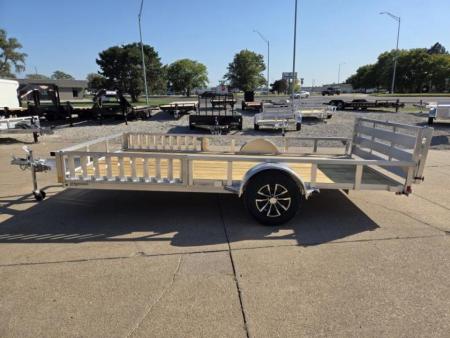 New 2027 H&H Trailers 82x14 Aluminum ATV 3K Utility Trailer