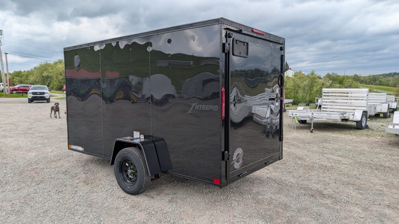New 2027 Homesteader 6x12 Intrepid V-Nose Cargo Trailer w/ Ramp Door