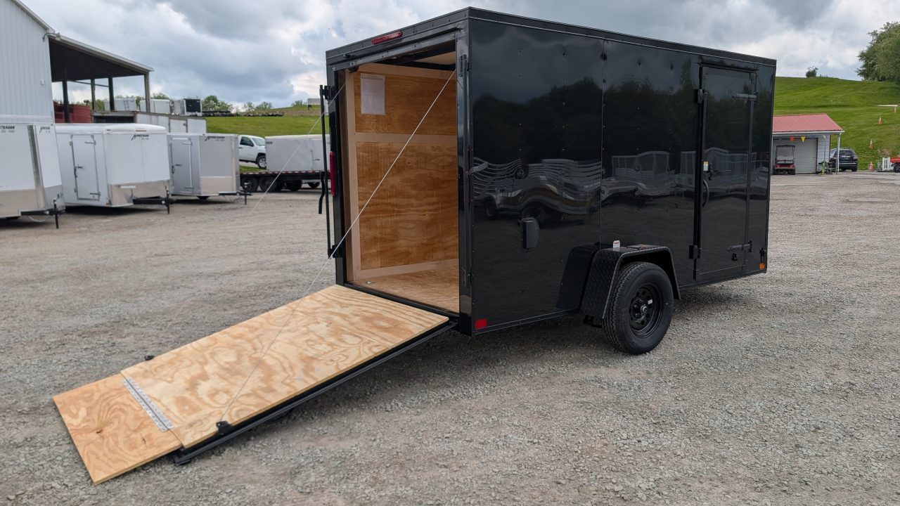 New 2027 Homesteader 6x12 Intrepid V-Nose Cargo Trailer w/ Ramp Door