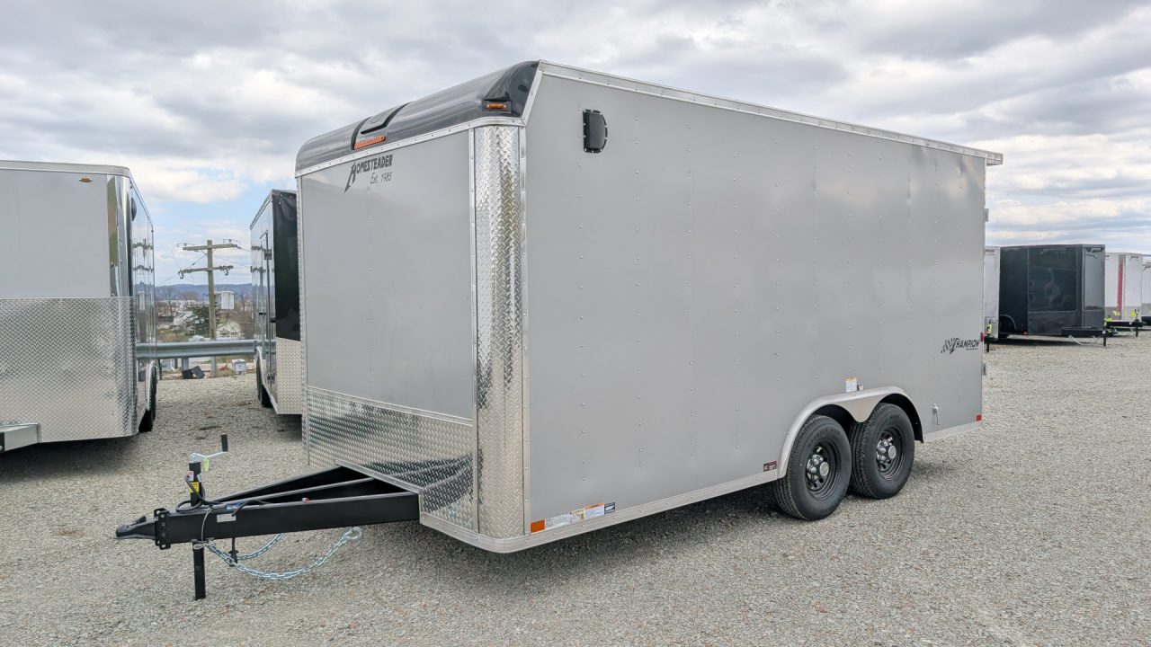 New 2027 Homesteader 8.5 x 16 HD Champion Cargo Trailer w/ Barn Doors (9950# GVW)