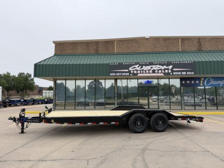 New #392634 2027 LOAD TRAIL CH 22 X 102 TANDEM AXLE 14K EQUIPMENT HAULER W/ SLIDE IN RAMPS