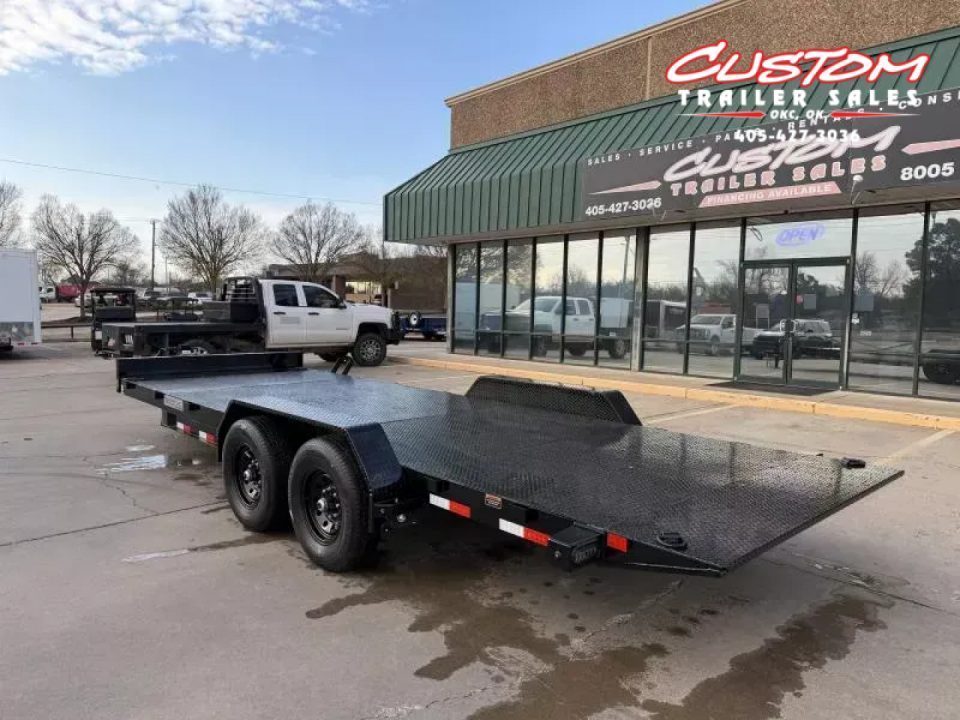New #392730 2027 LOAD TRAIL TM 22 X 83 TANDEM AXLE RAPID LOADER 14K STEEL FLOOR TILT DECK TRAILER