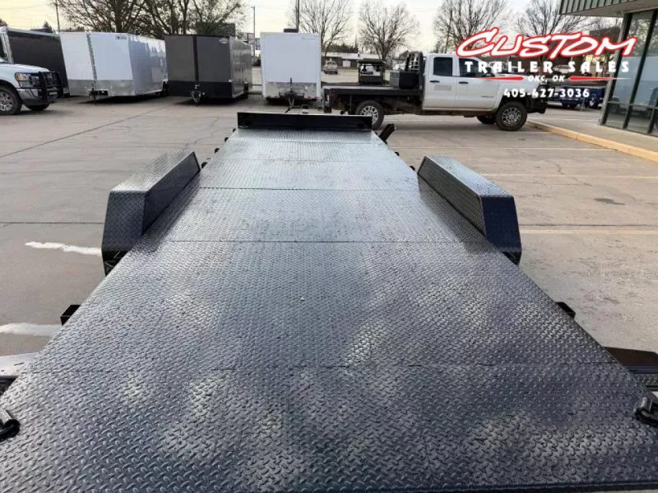 New #392730 2027 LOAD TRAIL TM 22 X 83 TANDEM AXLE RAPID LOADER 14K STEEL FLOOR TILT DECK TRAILER