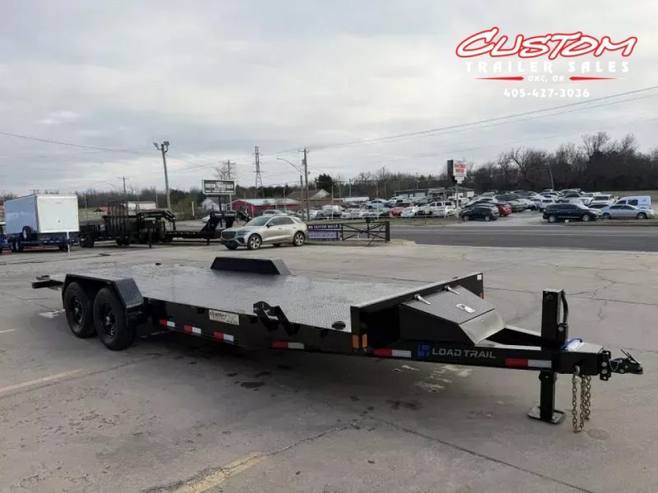 New #392730 2027 LOAD TRAIL TM 22 X 83 TANDEM AXLE RAPID LOADER 14K STEEL FLOOR TILT DECK TRAILER