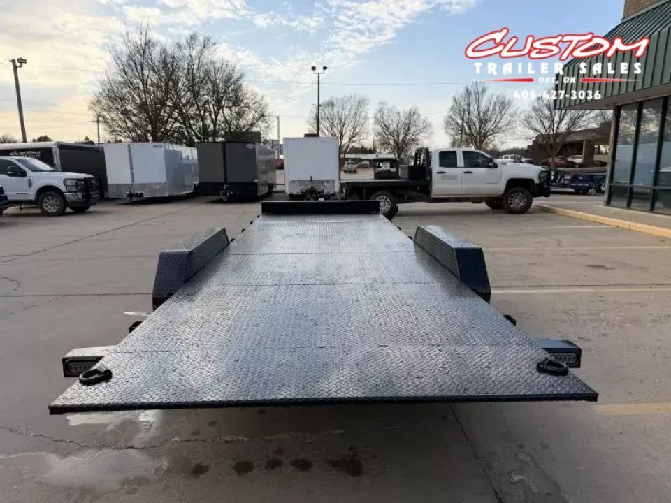 New #392730 2027 LOAD TRAIL TM 22 X 83 TANDEM AXLE RAPID LOADER 14K STEEL FLOOR TILT DECK TRAILER