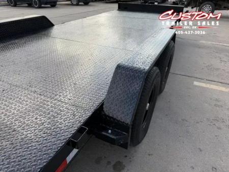 New #392730 2027 LOAD TRAIL TM 22 X 83 TANDEM AXLE RAPID LOADER 14K STEEL FLOOR TILT DECK TRAILER