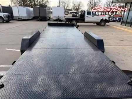 New #392730 2027 LOAD TRAIL TM 22 X 83 TANDEM AXLE RAPID LOADER 14K STEEL FLOOR TILT DECK TRAILER