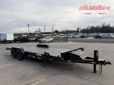 New #392730 2027 LOAD TRAIL TM 22 X 83 TANDEM AXLE RAPID LOADER 14K STEEL FLOOR TILT DECK TRAILER